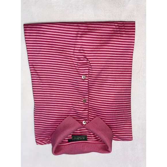 Bobby Jones Golf Polo Pink Striped Size XL - Picture 7 of 7